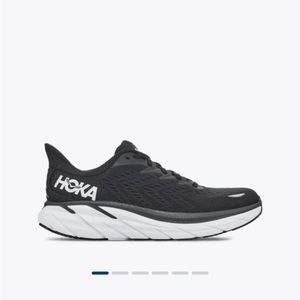 Hoka One One Clifton Black/White 7B